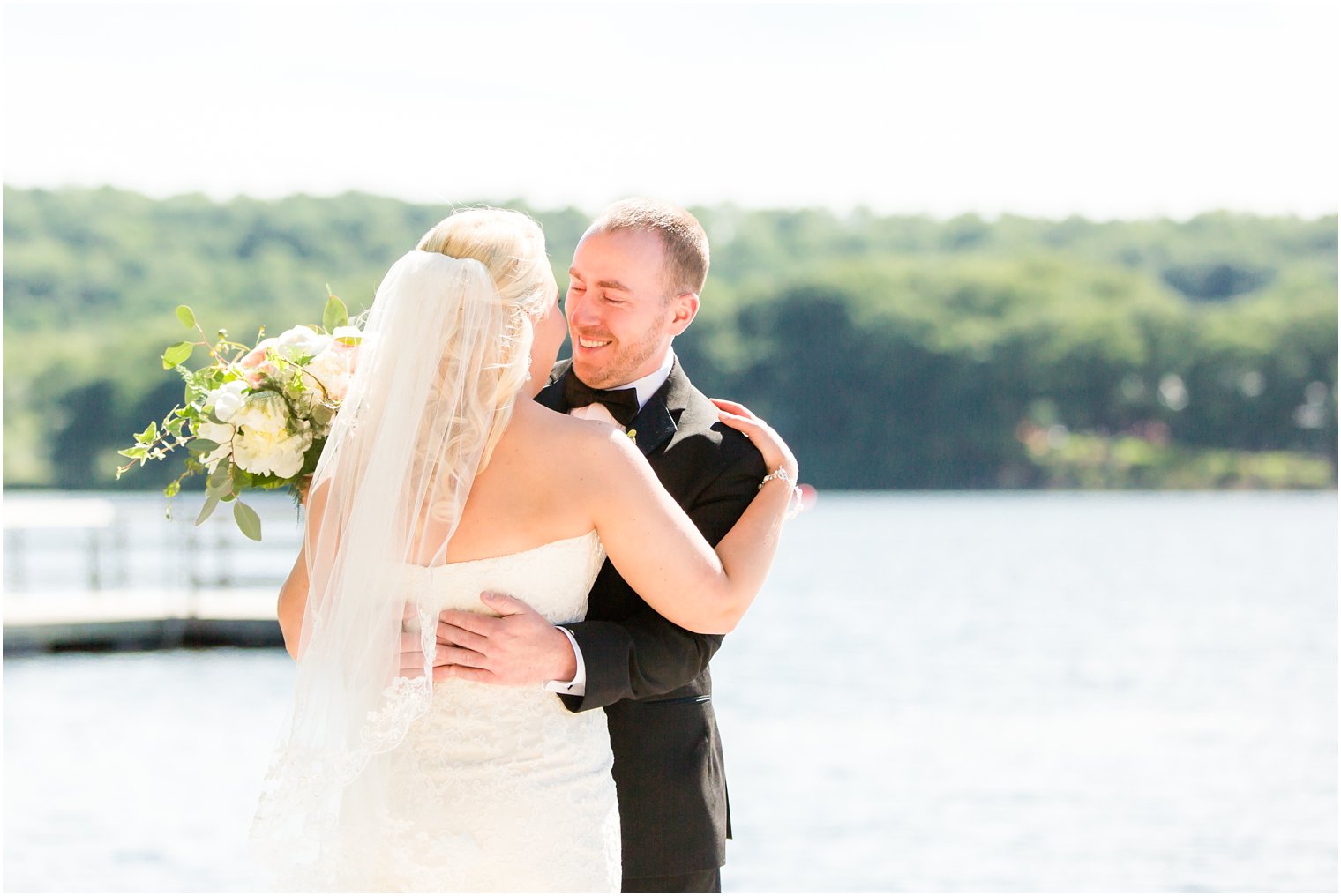 First look photo at Indian Trail Club | Photos by Indian Trail Club Wedding Photographer Idalia Photography