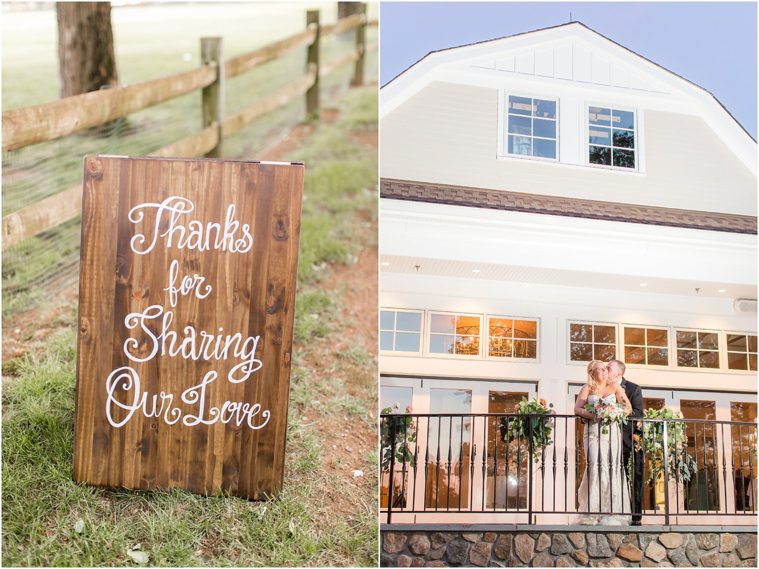Wood signs for wedding | Photos by Indian Trail Club Wedding Photographer Idalia Photography