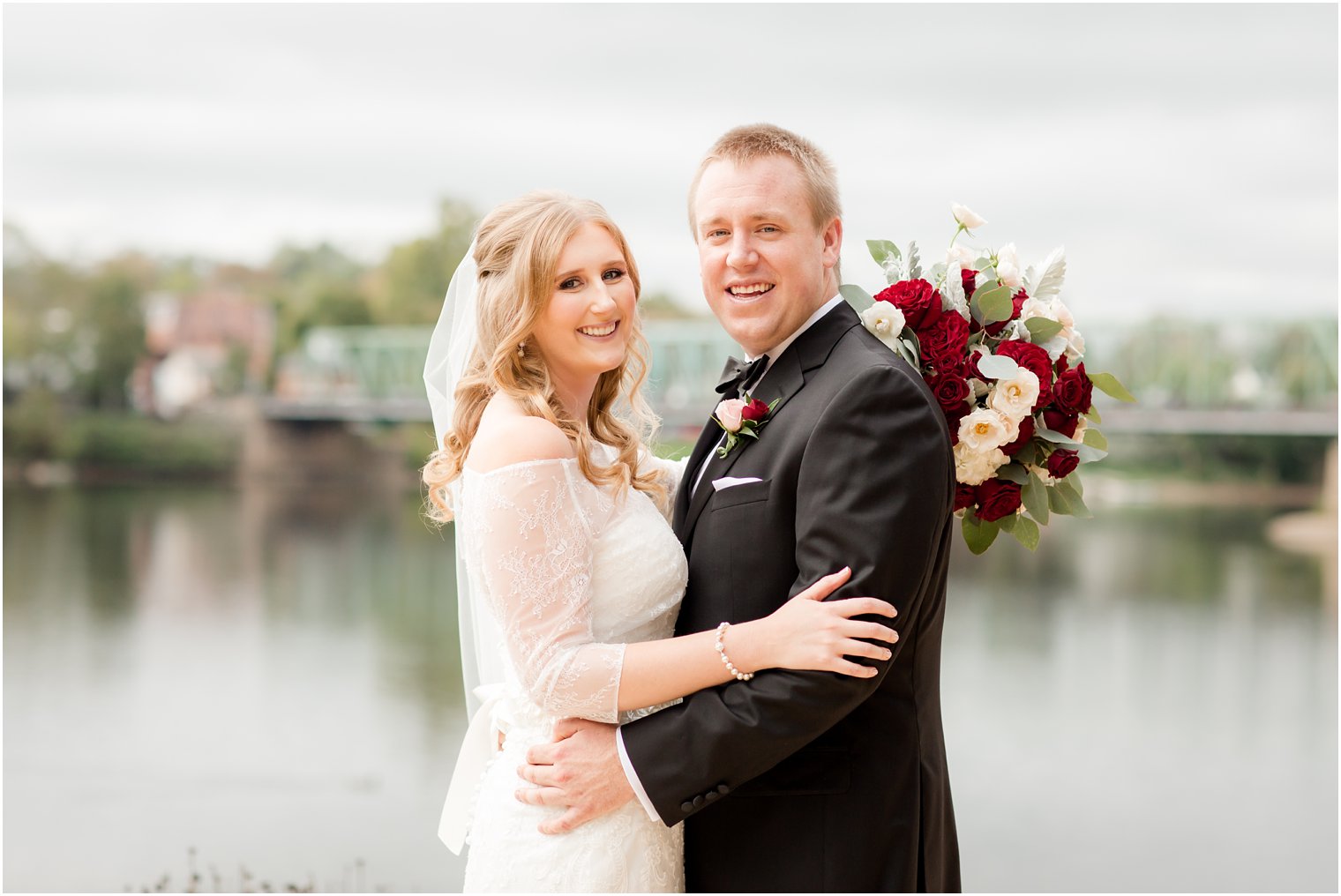 Classic black tie wedding at Lambertville Station Inn