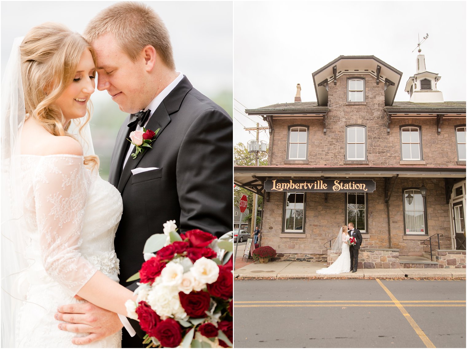 Lambertville Station Inn Wedding Photos by Idalia Photography