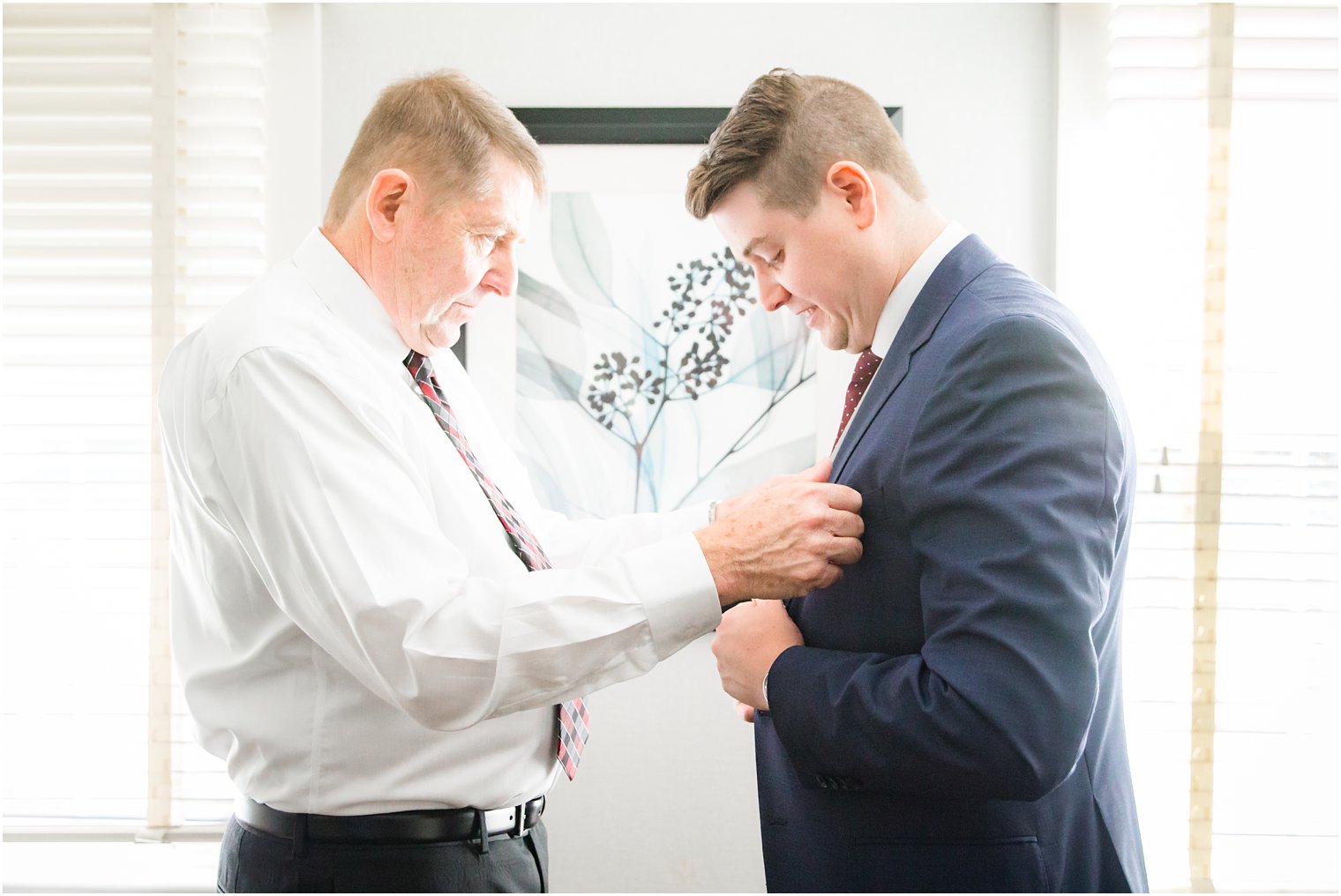 Groom and father 