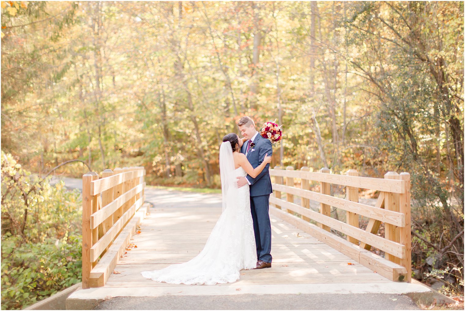 Bride and groom portrait | Photos by NJ Wedding Photographers Idalia Photography