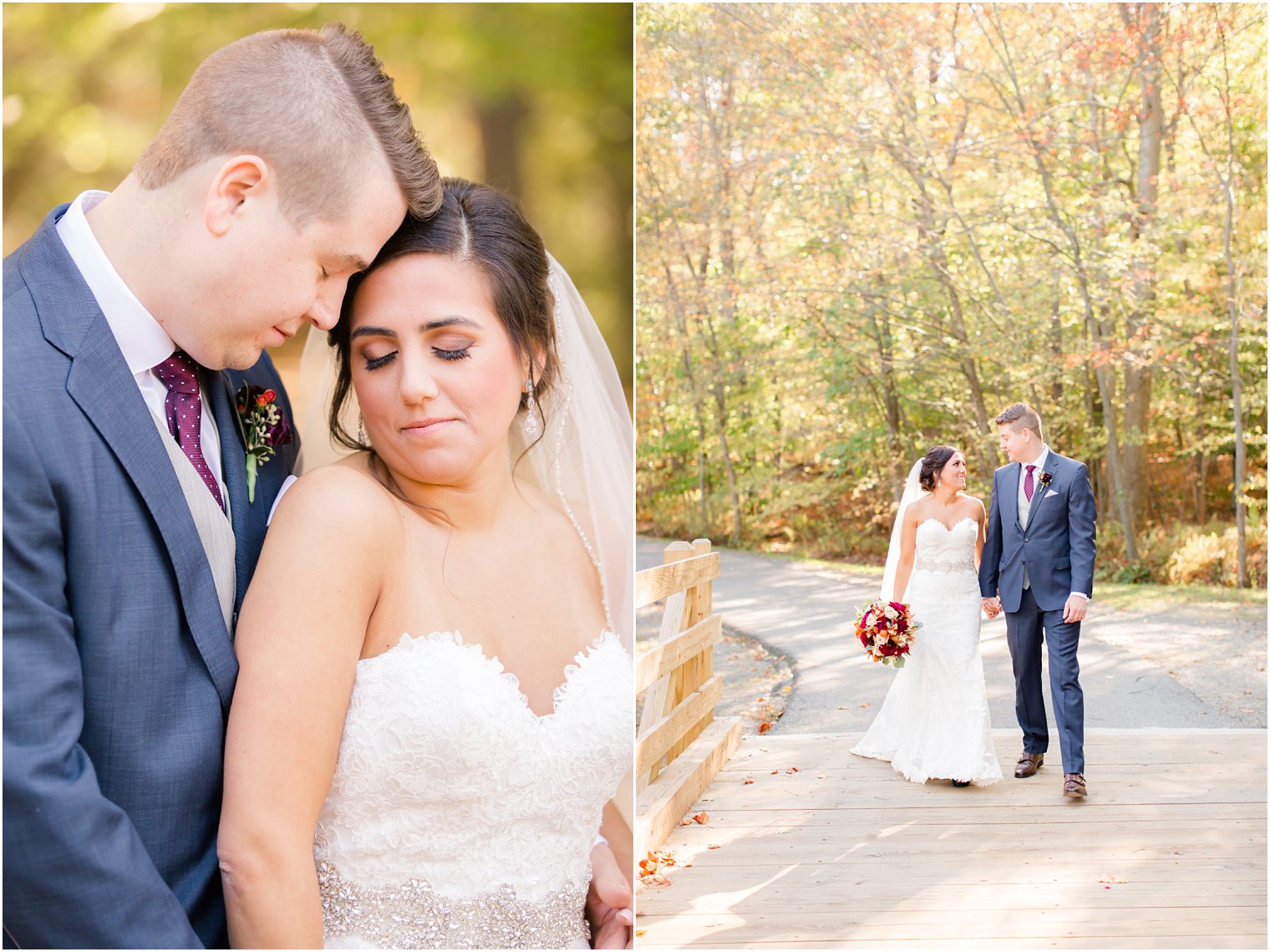 Fall wedding at Meadow Wood Manor | Photos by NJ Wedding Photographers Idalia Photography