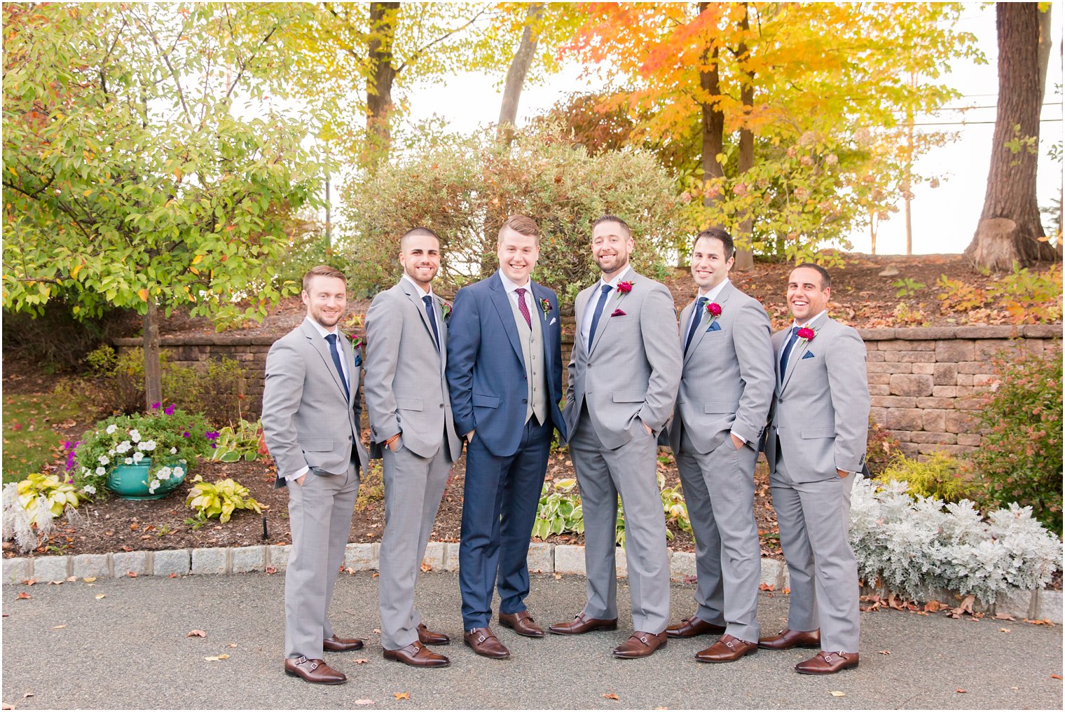 Meadow Wood Manor Wedding Photos of Groomsmen | Photos by NJ Wedding Photographers Idalia Photography