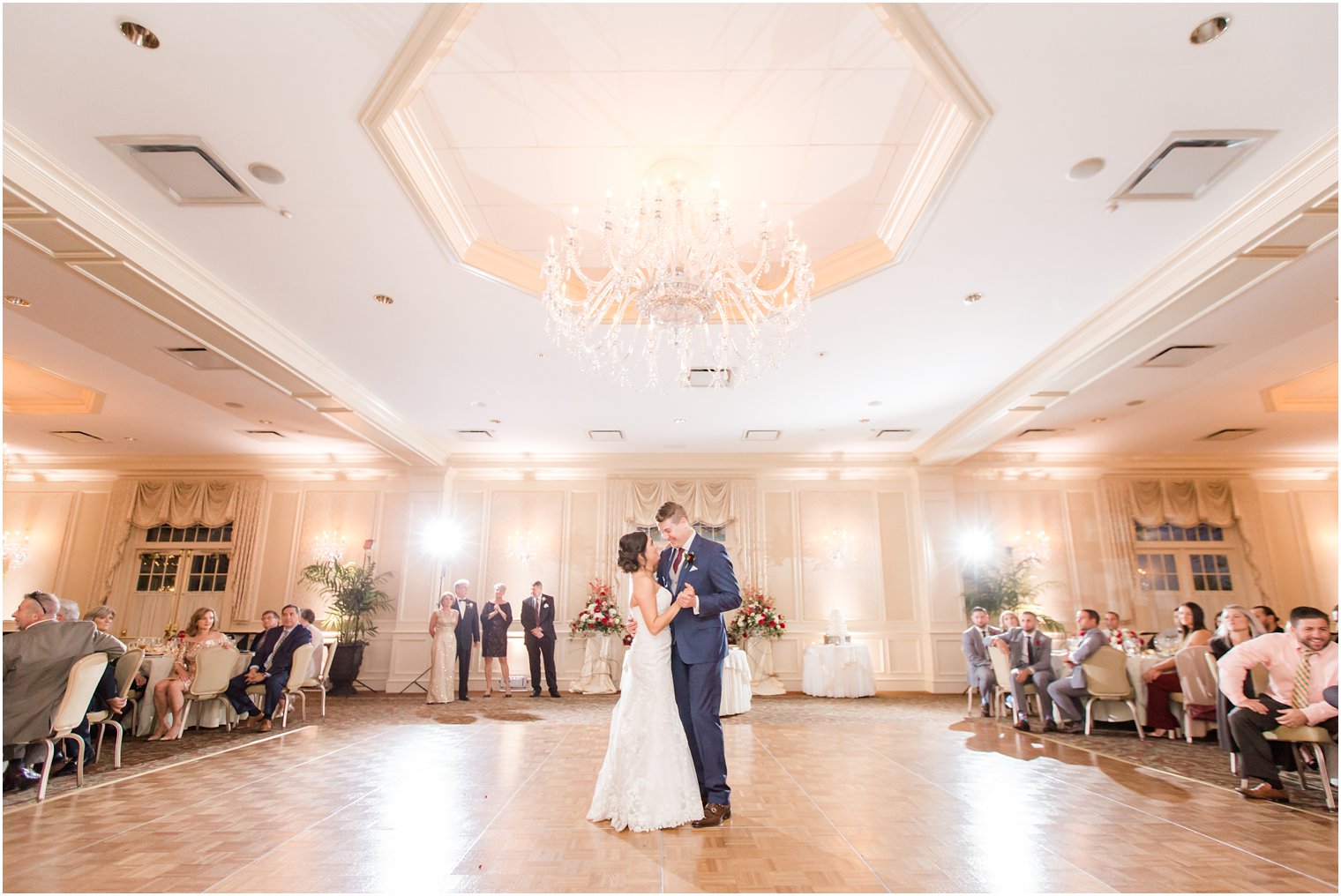 First dance photo at Meadow Wood Manor | Photos by NJ Wedding Photographers Idalia Photography