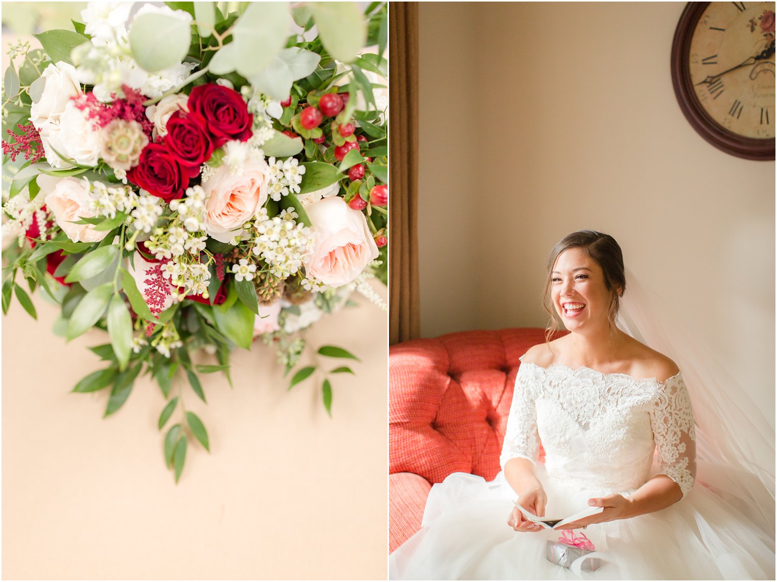 Bride getting ready | Pleasantdale Wedding Photos by Idalia Photography