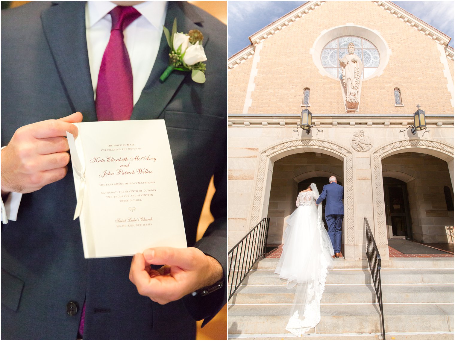 Ceremony at St. Luke's Church | Pleasantdale Chateau Wedding Photos