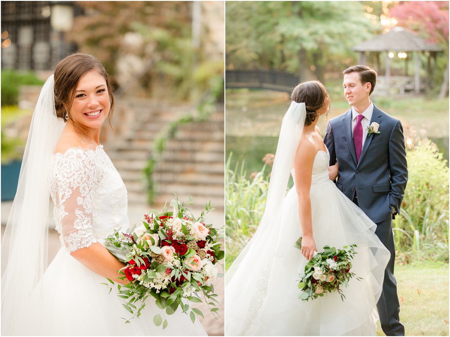 Off the shoulder wedding dress converted into strapless dress for fall