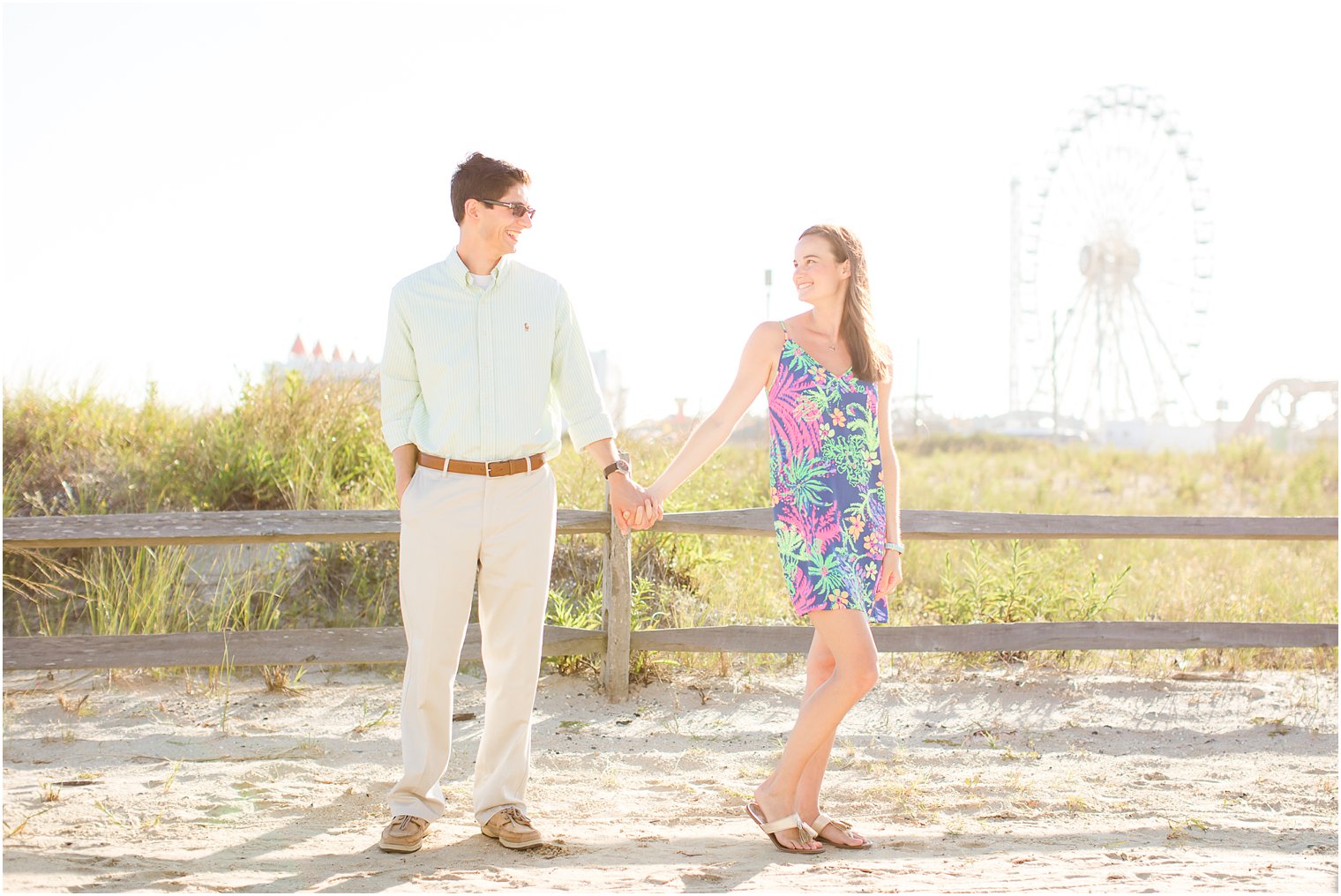 Ocean City NJ Engagement Photos by South Jersey Wedding Photographers Idalia Photography