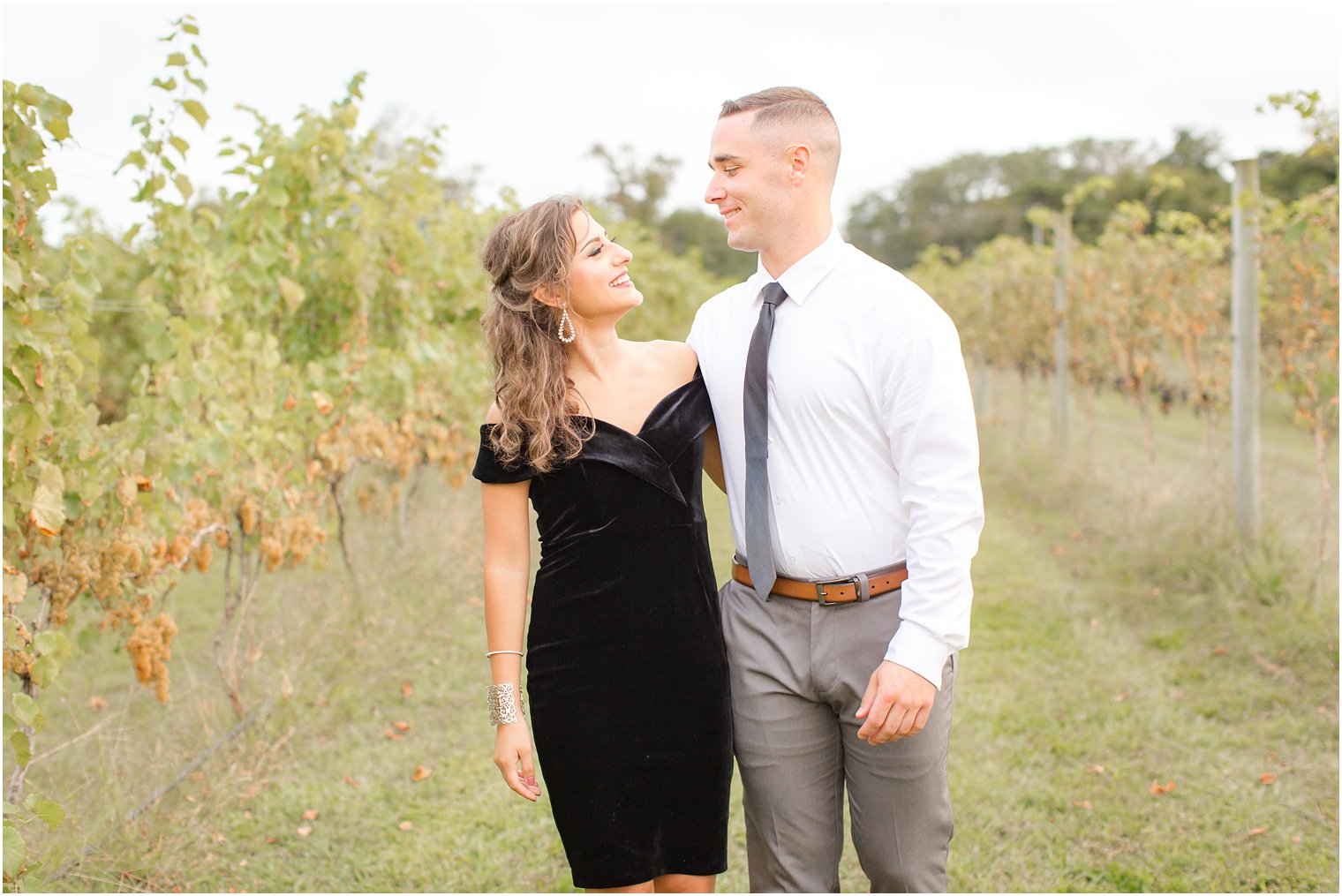 Bride in black velvet dress | Photos by Idalia Photography