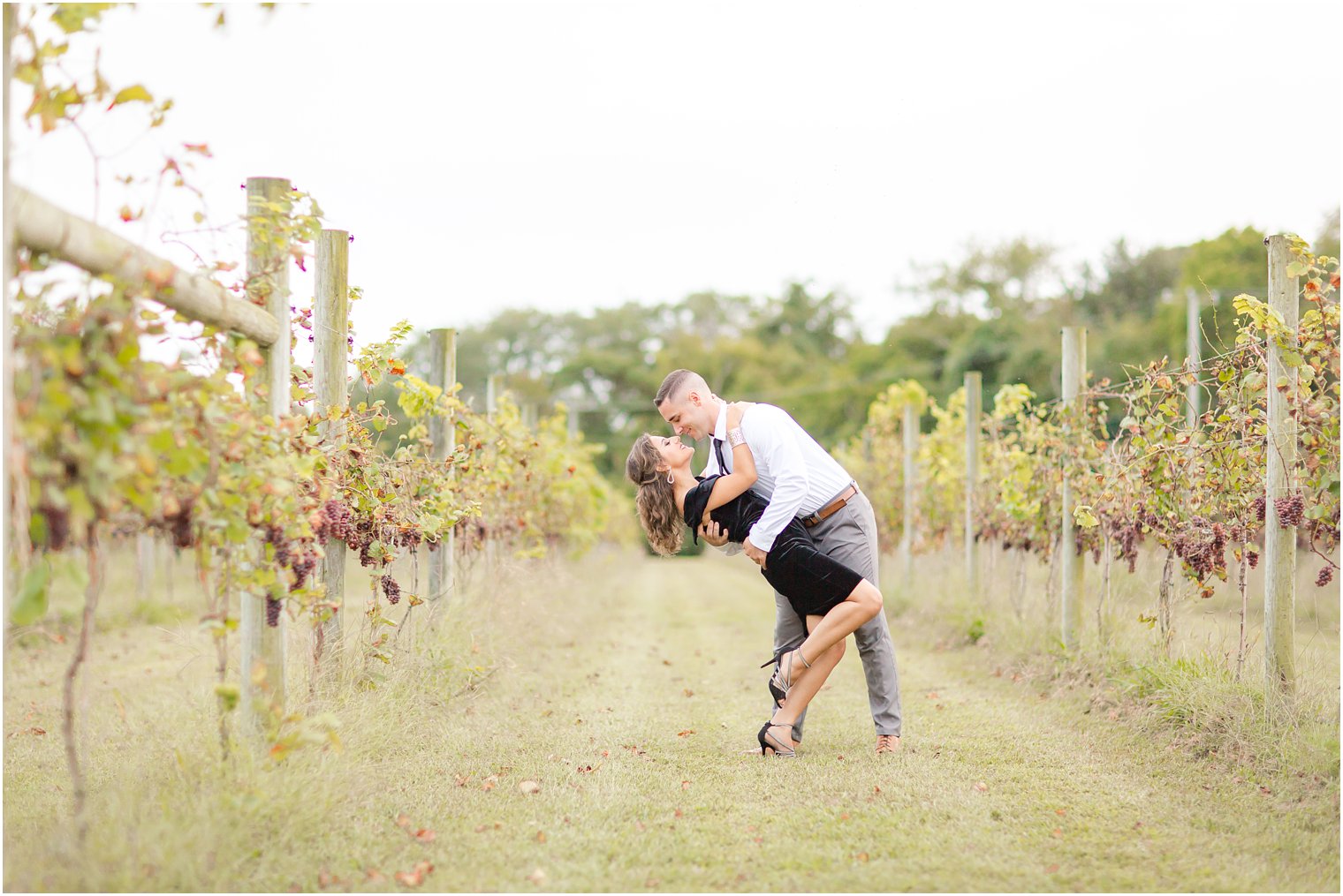 Dip photo at Willow Creek Winery | Idalia Photography