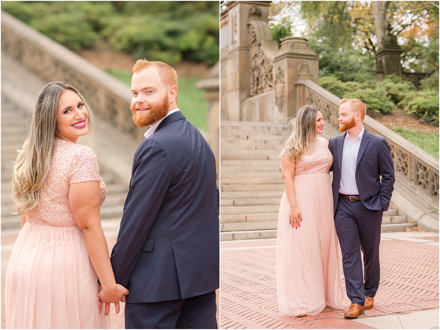 Bethesda Fountain Engagement Session