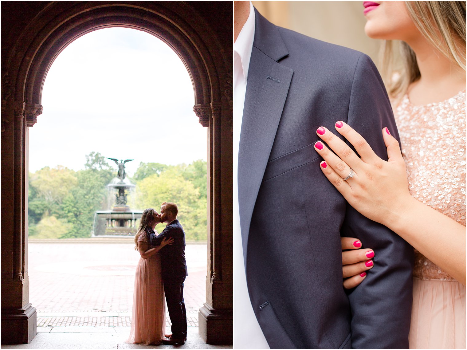 Engagement photos in Central Park