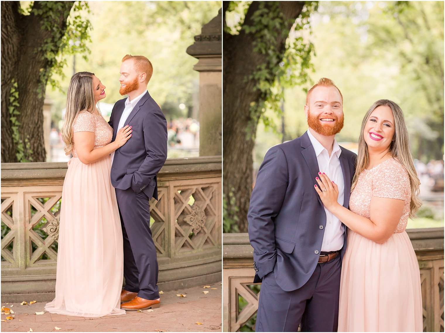 Authentic expressions during engagement session