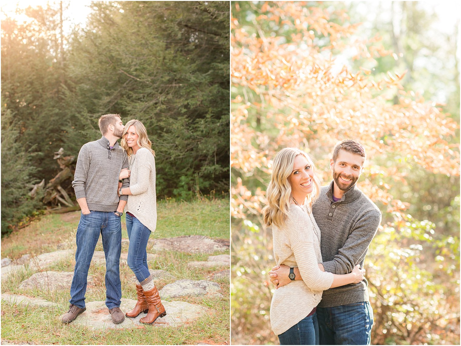 Engagement photo at Hickory Run State Park in White Haven PA