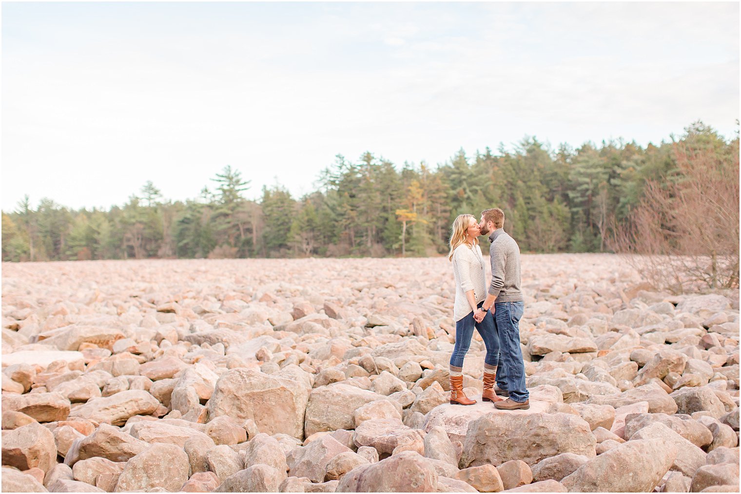 Casual and authentic engagement photos