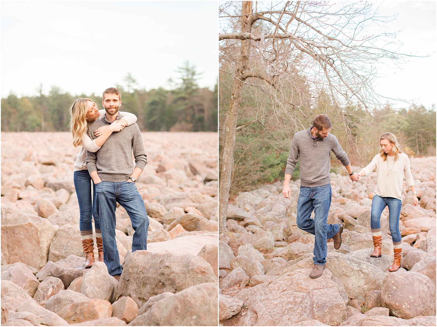 Boulder Field Engagement Session by Idalia Photography
