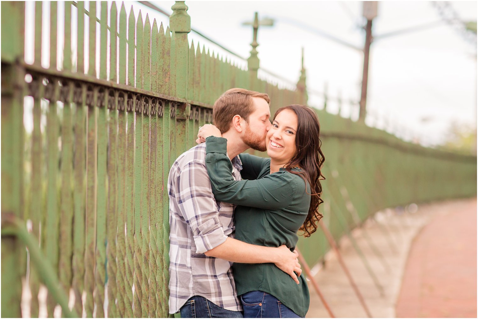 Hoboken NJ Engagement Session at Elysian Park