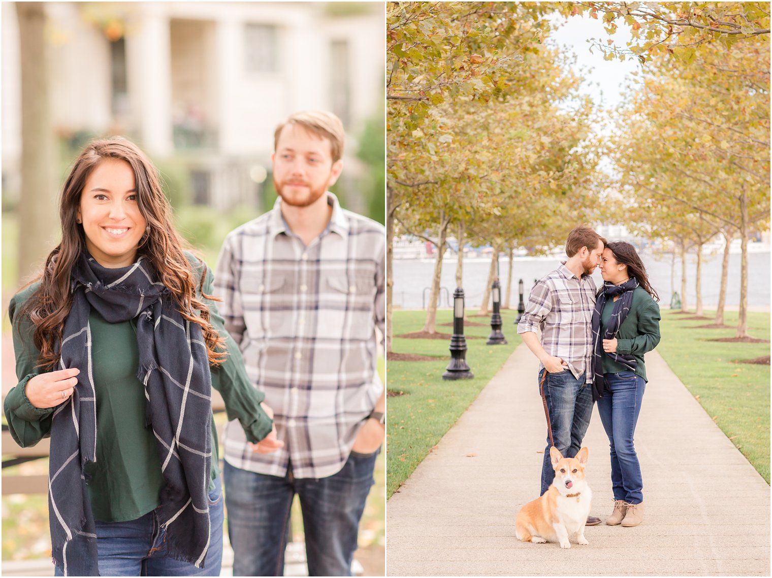 Hoboken NJ Engagement Session at Elysian Park