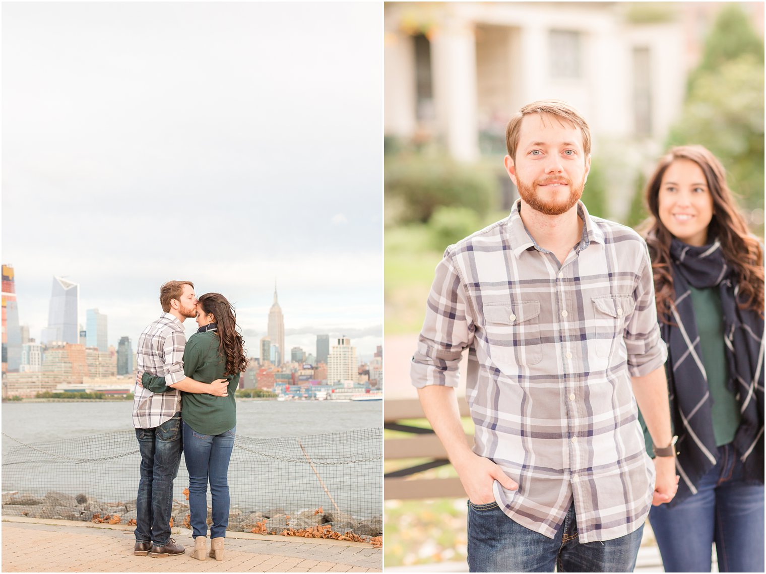 Hoboken NJ Engagement Session at Elysian Park