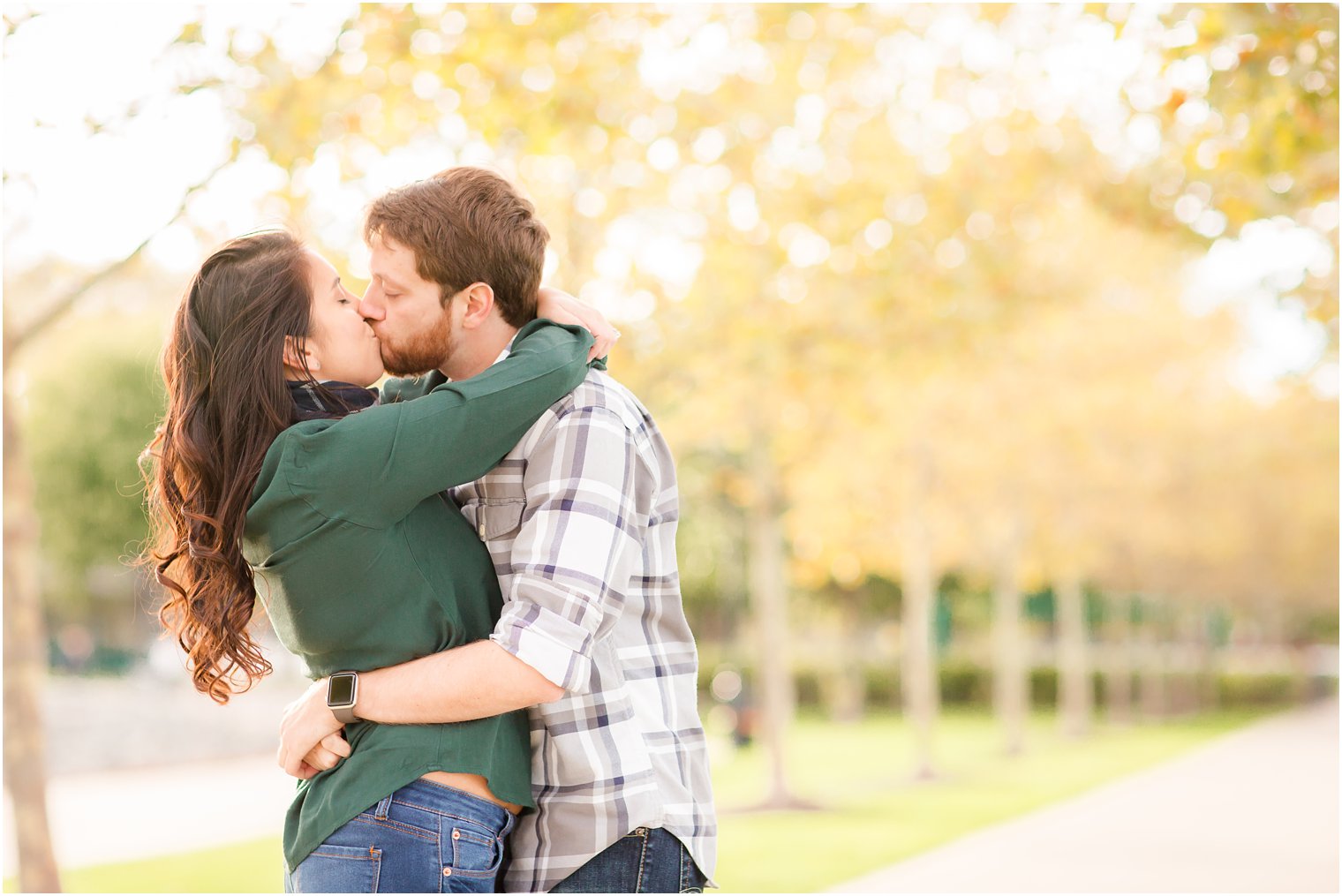 Hoboken NJ Engagement Session at Elysian Park