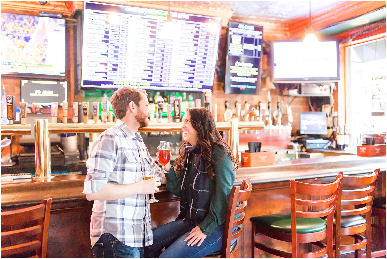 Hoboken NJ Engagement Session at Cork City