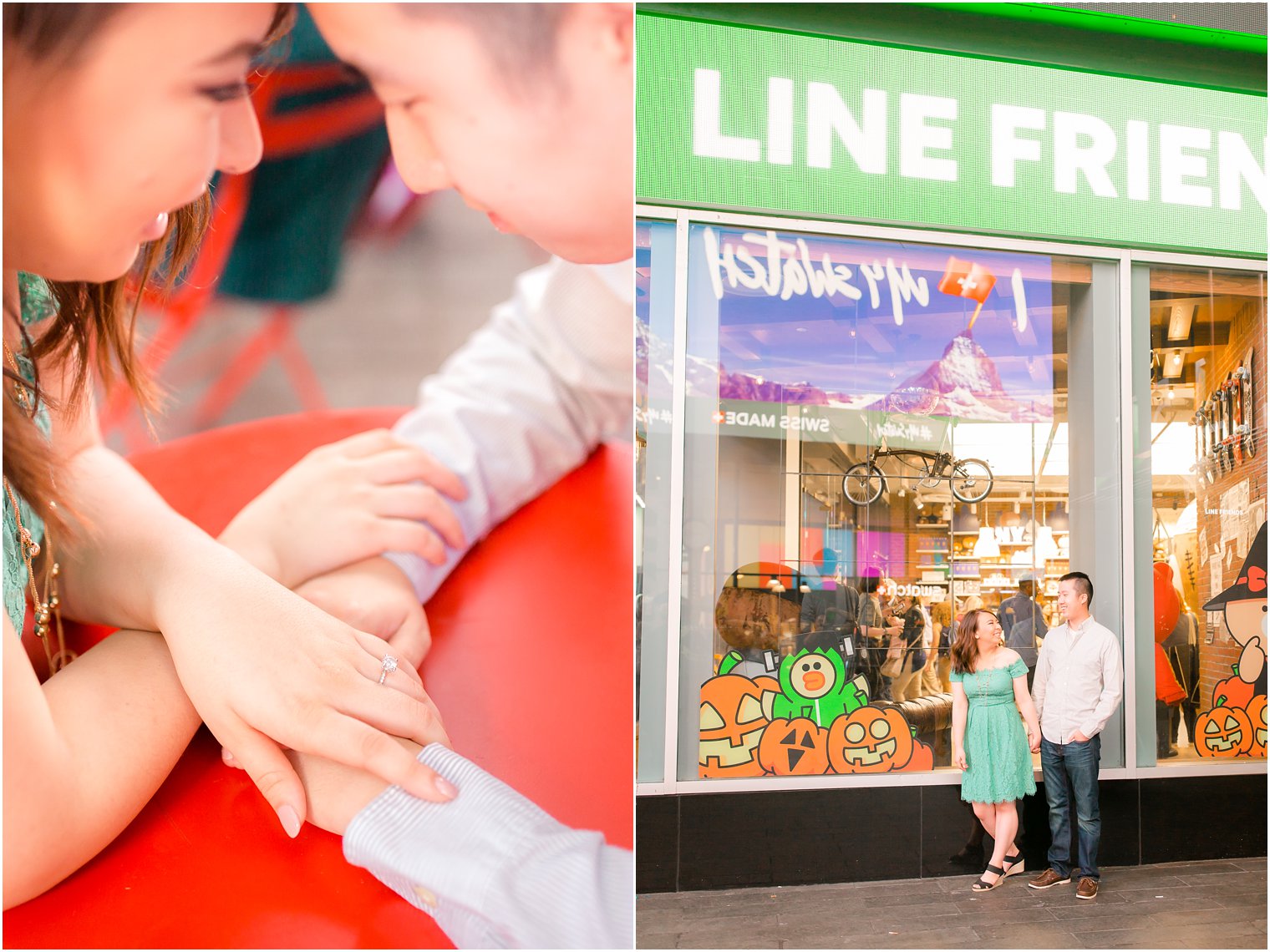 Times Square Engagement Photos by Idalia Photography