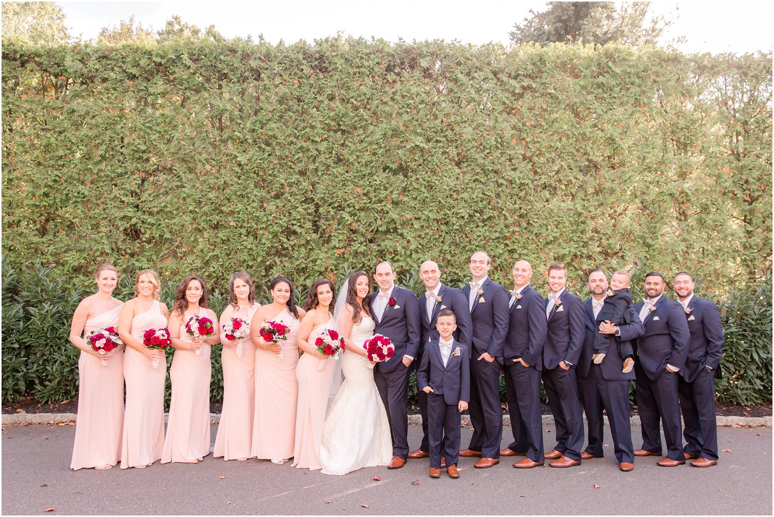 Bridal party at Nicotra's Ballroom Wedding