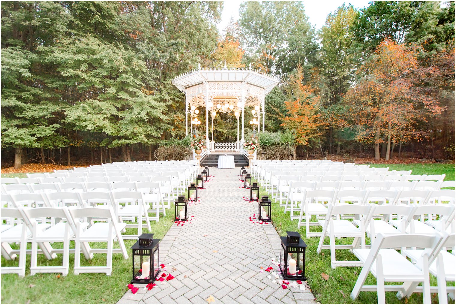 Garden wedding at Nicotra's Ballroom Wedding