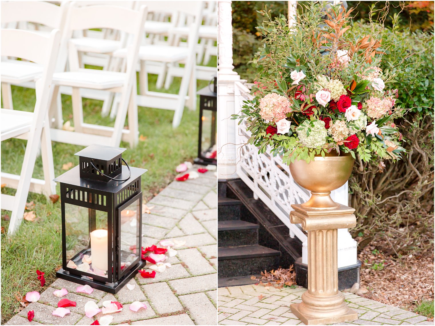 Outdoor Nicotra's Ballroom Wedding