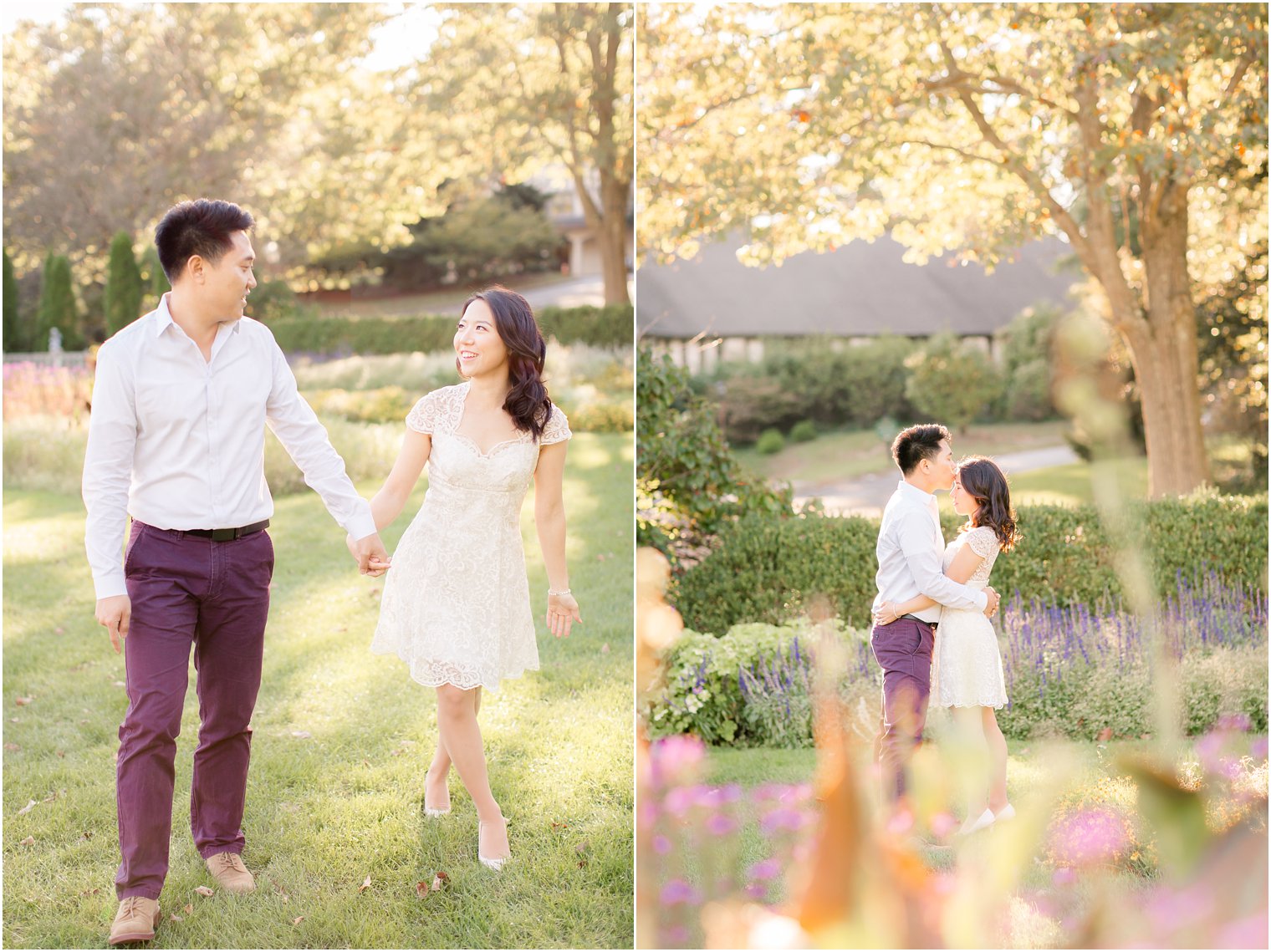 Engagement session at Skylands Manor in Ringwood, NJ