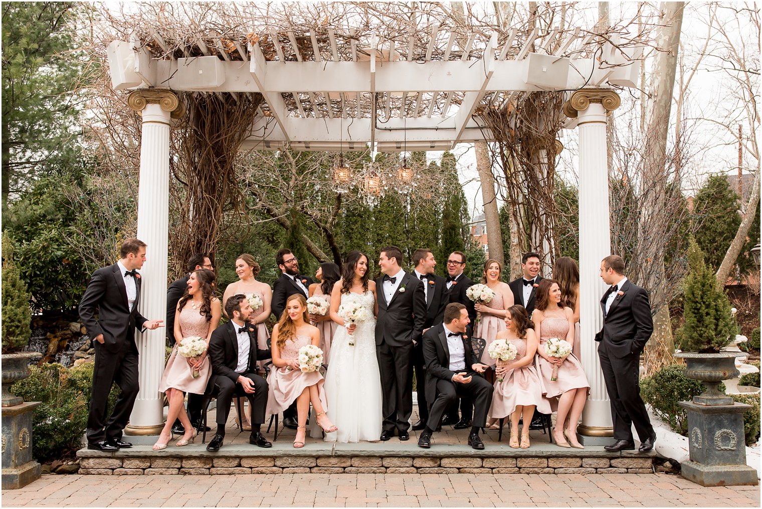 Photo of bridal party | Wedding at Nanina's in the Park in Belleville NJ