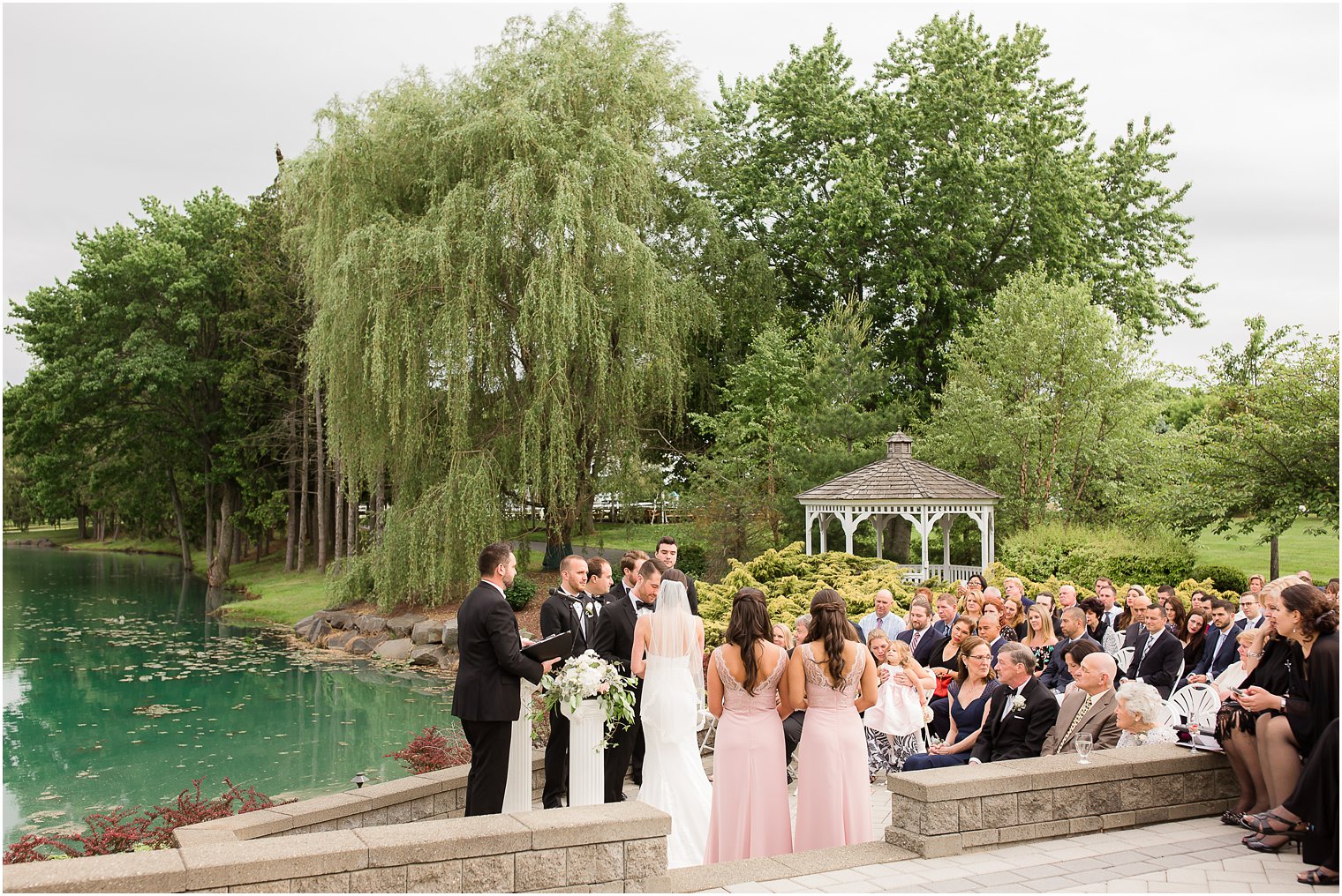 Outdoor ceremony photo | Wedding at Windows on the Water at Frogbridge