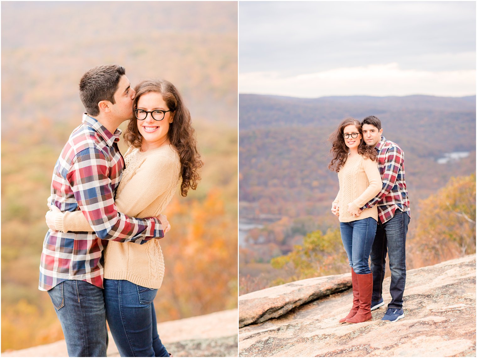 Engagement photos at Bear Mountain State Park 