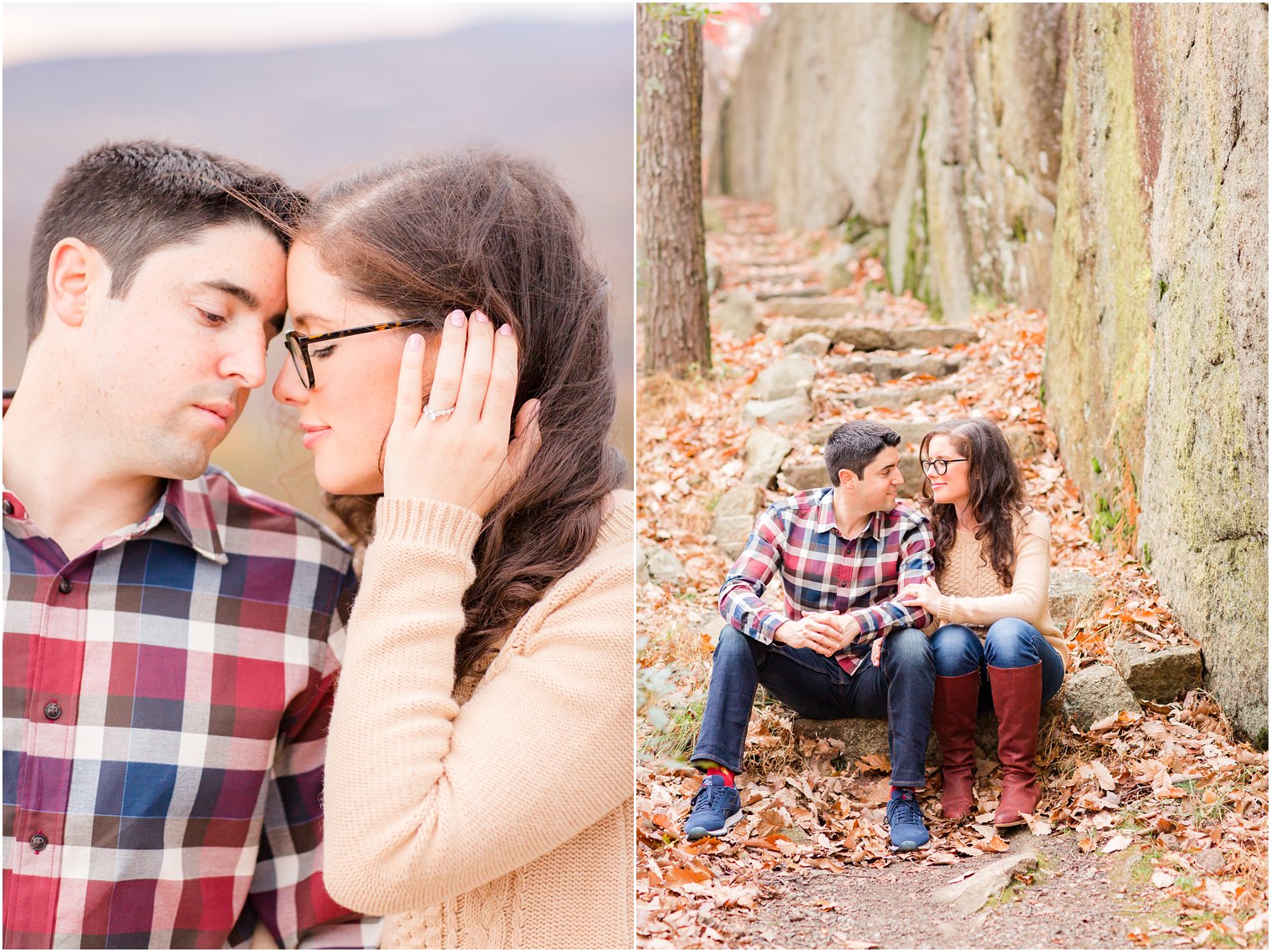 Woodsy engagement photos