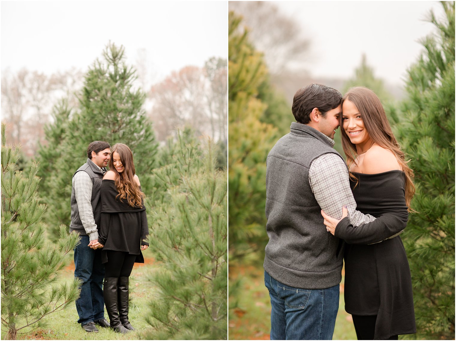 Engagement session a tree farm in Manalapan NJ