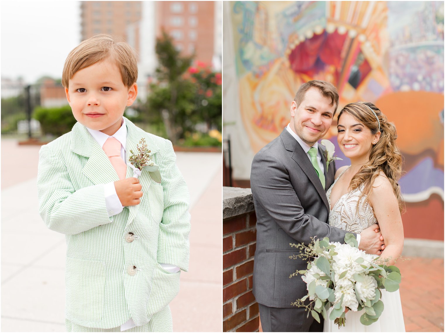 Wedding photos at Riverside Park in Red Bank, NJ