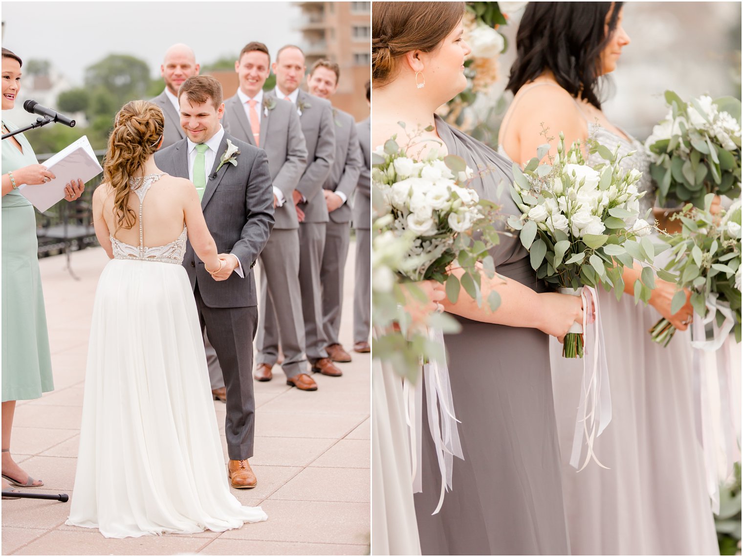 Bridesmaid bouquets by Craig Kiely and Darryn Murphy Designs