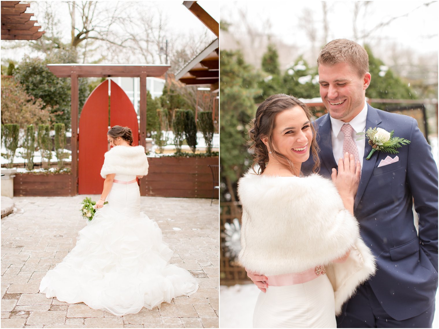 Bride and groom photo at Stone House at Stirling Ridge in Warren, NJ
