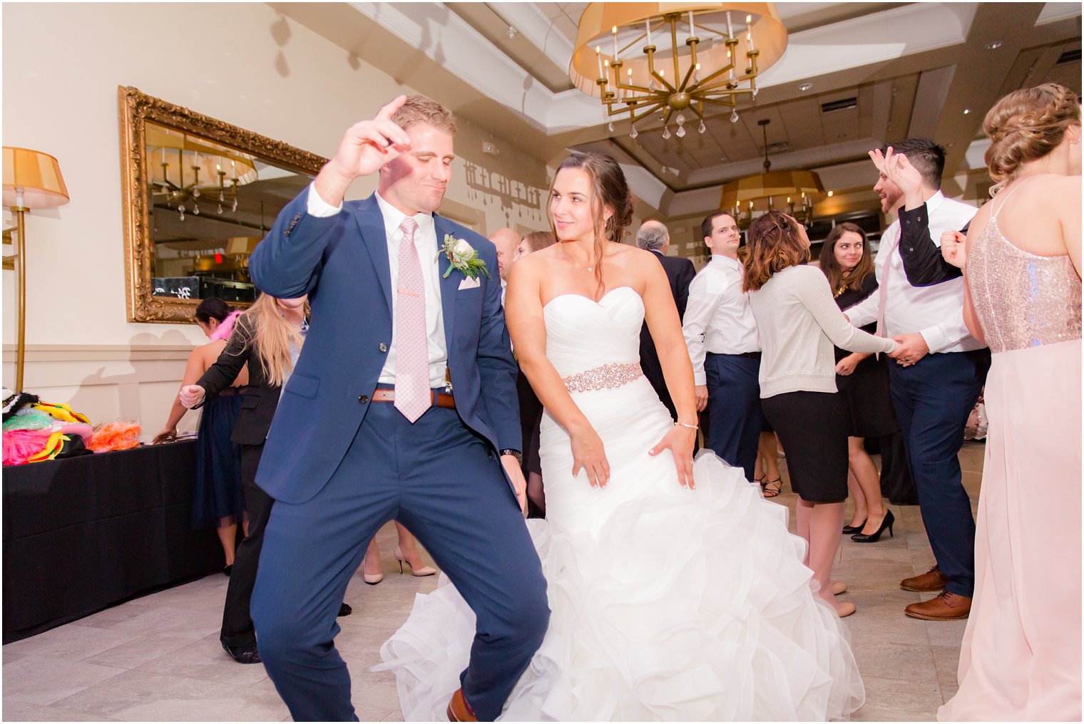 Bride and groom dancing at Stone House at Stirling Ridge in Warren, NJ | Encore Entertainment