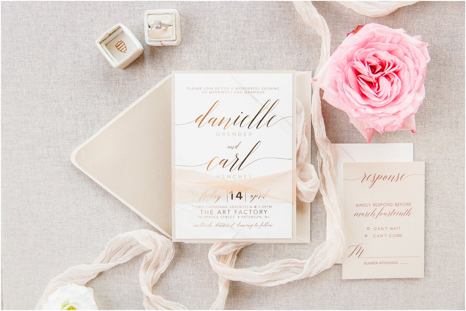 Wedding invitation by Art Paper Scissor