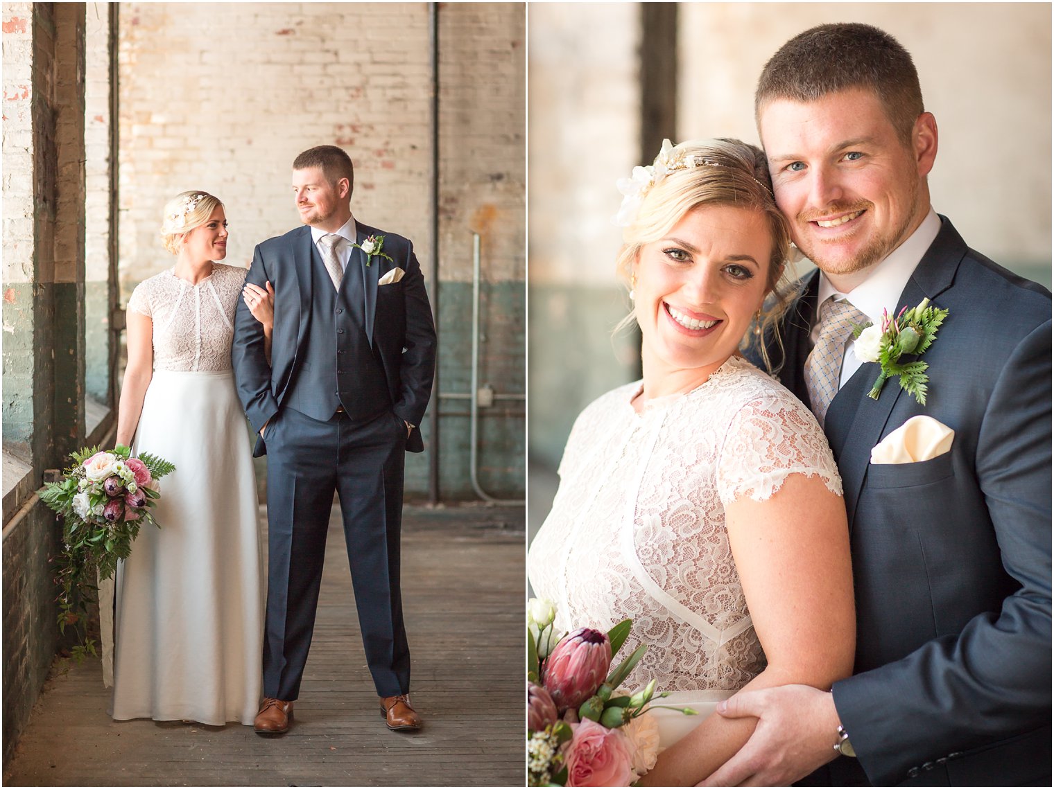 Industrial chic wedding editorial