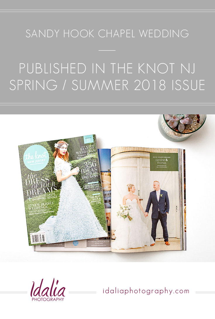 photo of The Knot Magazine print feature