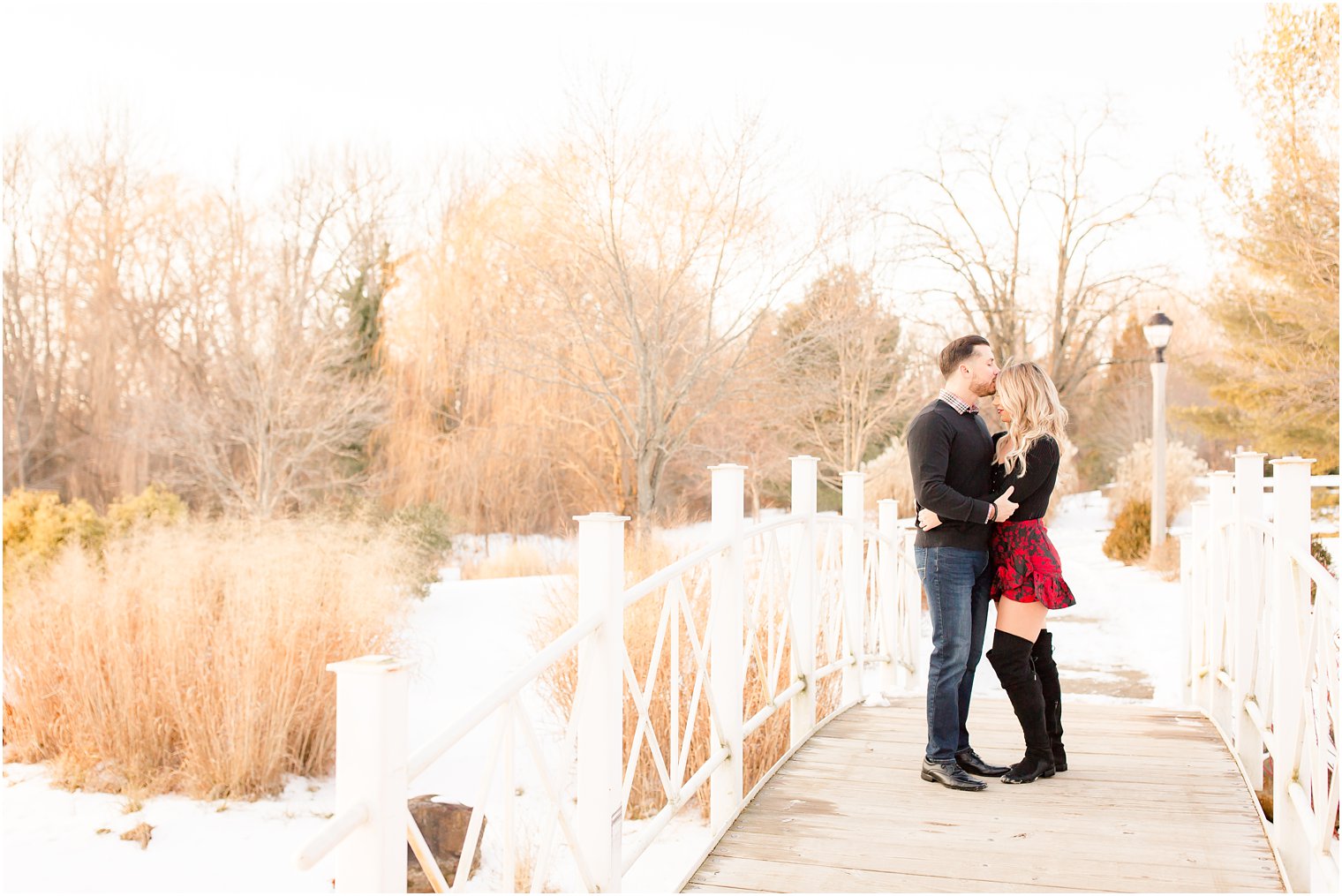 Romantic portrait session at Sayen House and Gardens in Hamilton, NJ