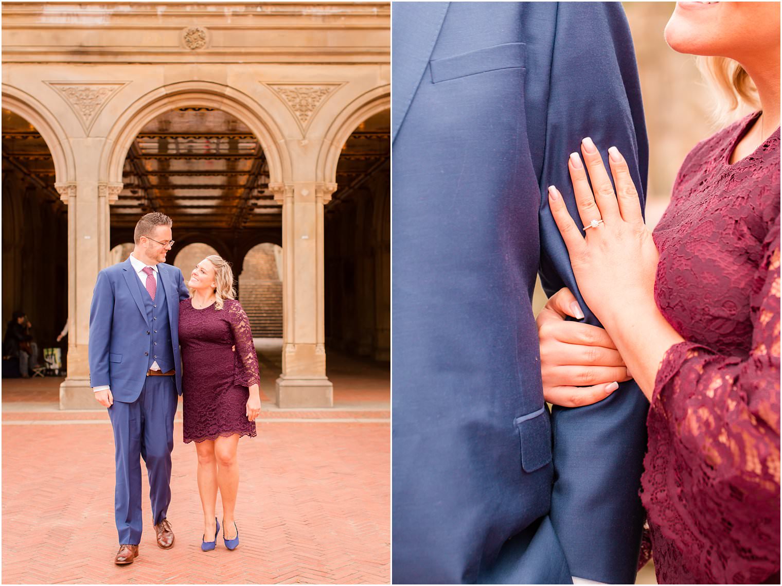 candid moment captured during nyc engagement session