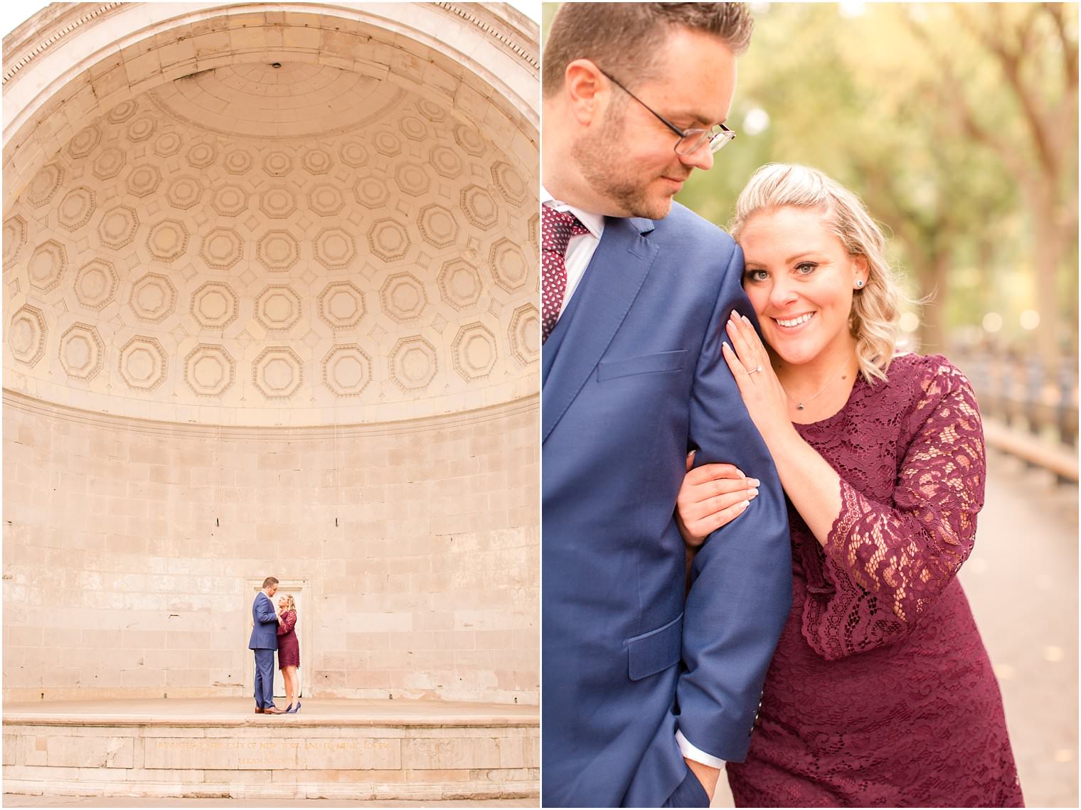 Iconic locations in Central Park for NYC engagement photos