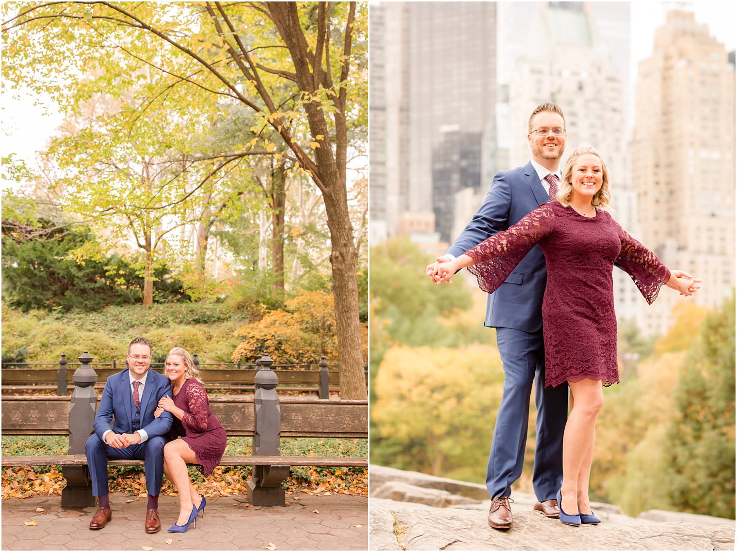 fun engagement photo moment with Titanic pose