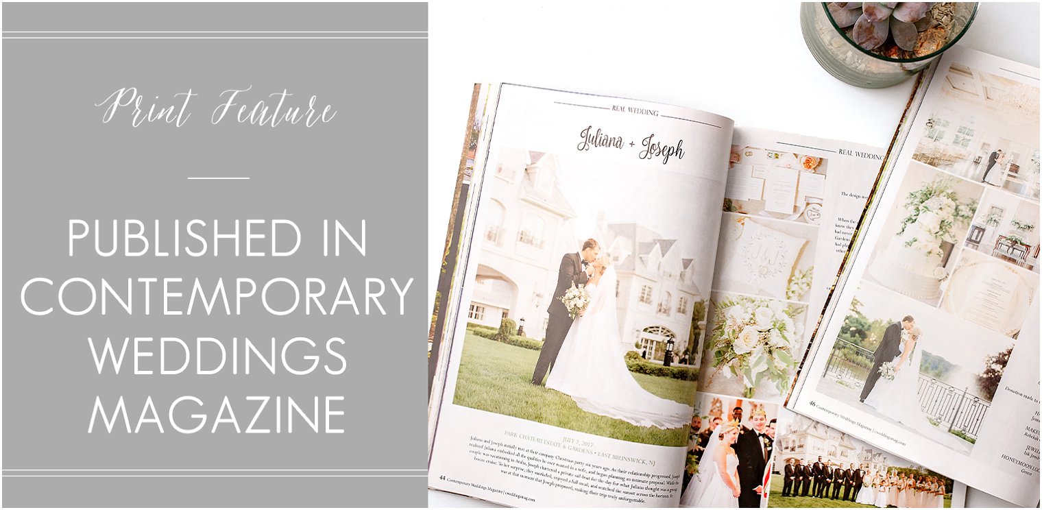 photo of print feature for nj wedding photographer