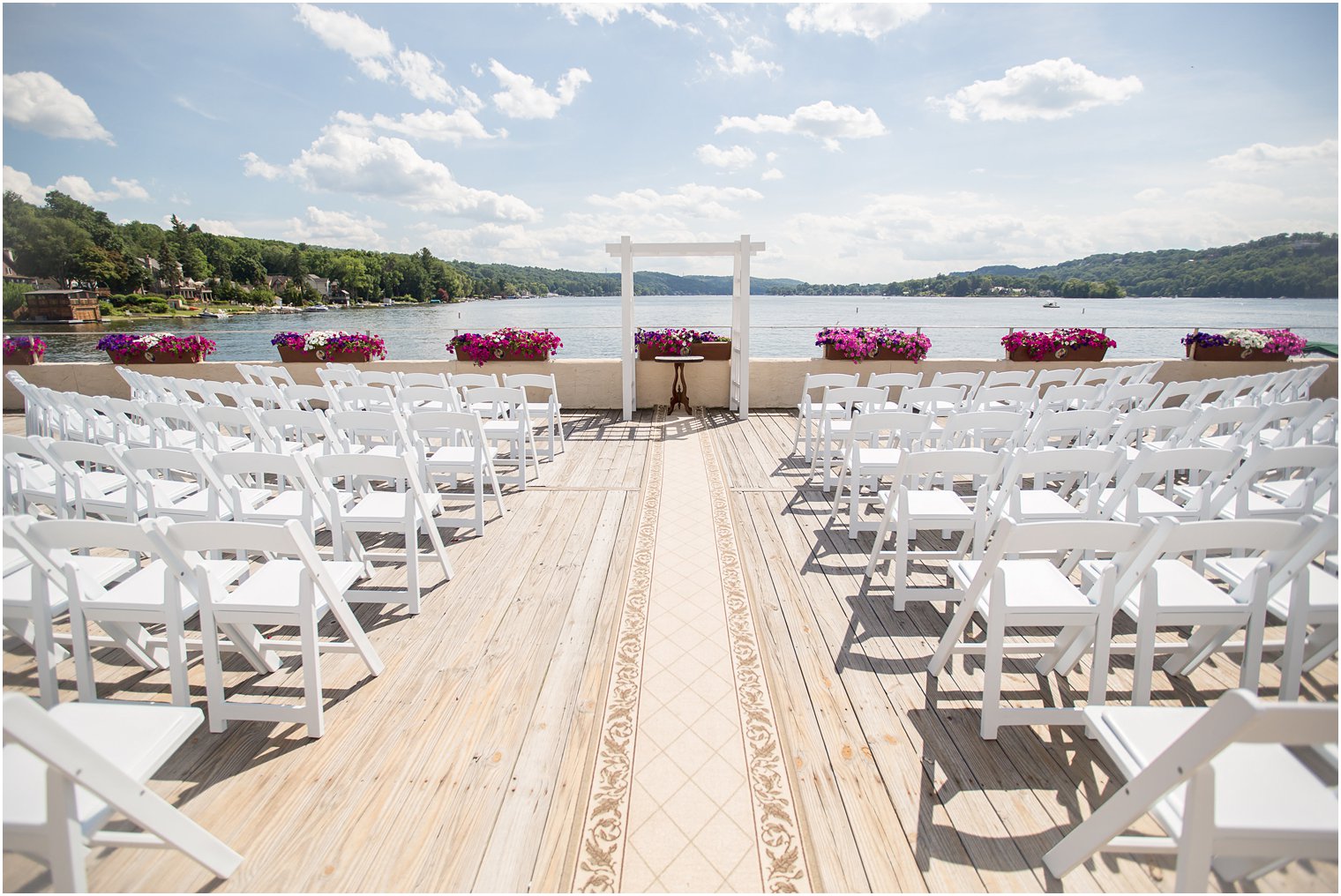 photo of Lake Mohawk ceremony location