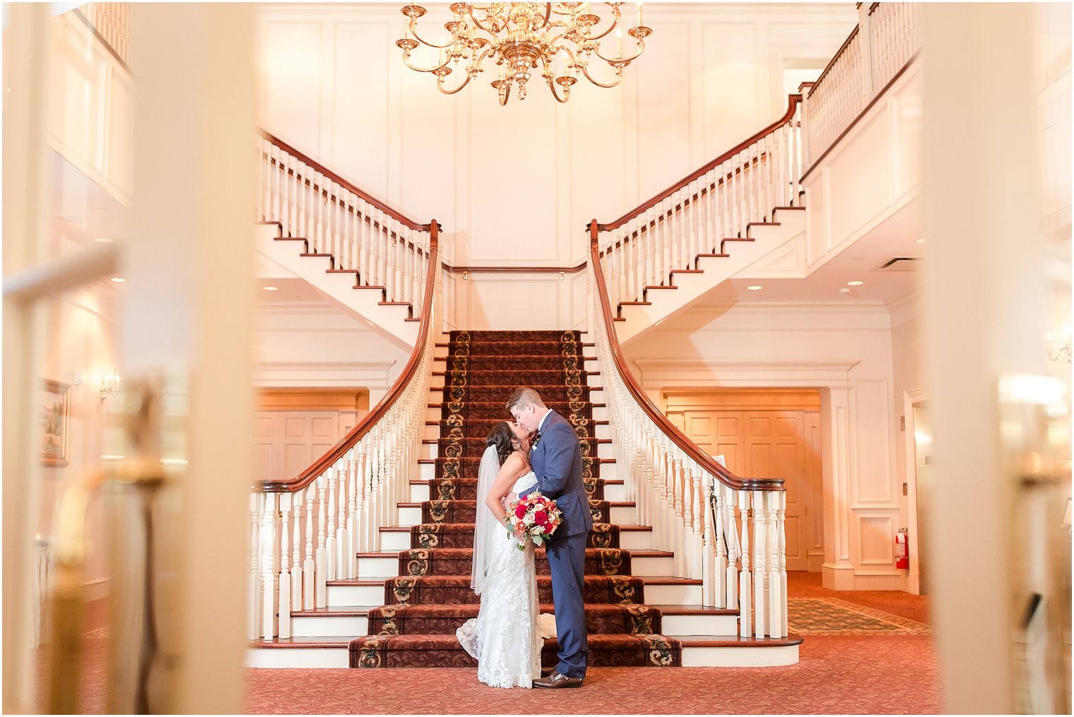 photo of bride and groom at Meadow Wood Manor